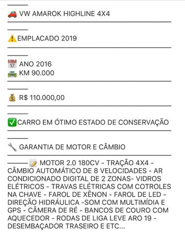 Vw Amarok Highline 4 x 4 - Foto 10