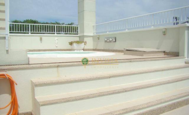 Cobertura duplex com hidromassagem no terraço na praia do jurerê - Foto 17
