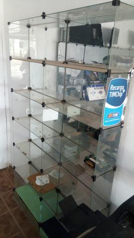 Prateleira Vidro Modular 1,94x1,22x0,20mt