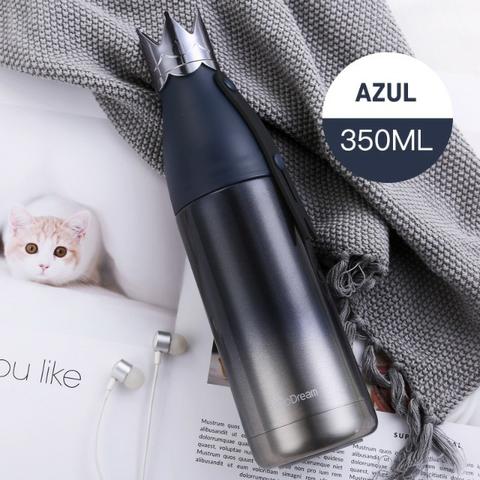 Garrafa Térmica De Inox 350 Ml Com Tampa de Coroa - Foto 4