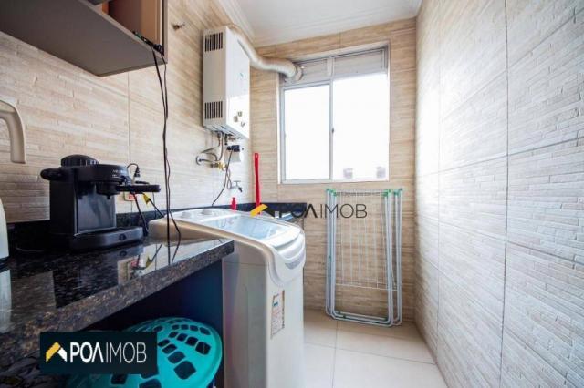Apartamento com 2 dormitórios para alugar, 54 m² por R$ 1.800,00/mês - Protásio Alves - Po - Foto 13