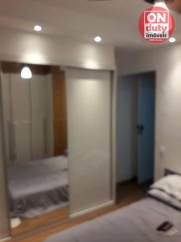 Apartamento com 3 dormitórios à venda, 120 m² por R$ 630.000 - Aparecida - Santos/SP - Foto 8