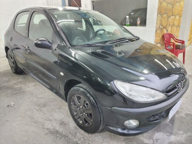 PEUGEOT 206 PRETO 1.4 FLEX PRESENCE
