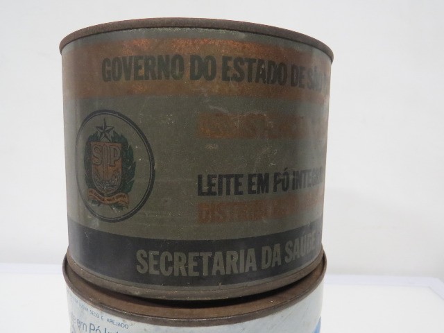 Lata antiga Leite em pó - Foto 2