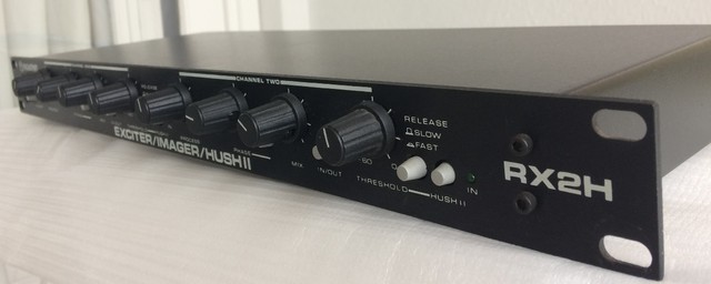 Rocktron RX2H, 2 Channel Exciter/Imager/Hush II, Vintage Rack Made