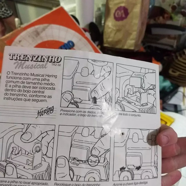 Trenzinho musical anos 80 Hering  - Foto 2