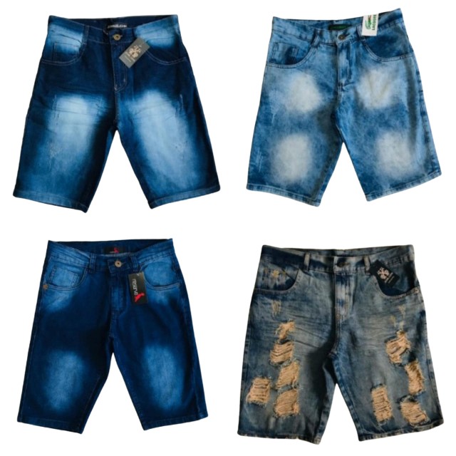 atacado de bermudas jeans