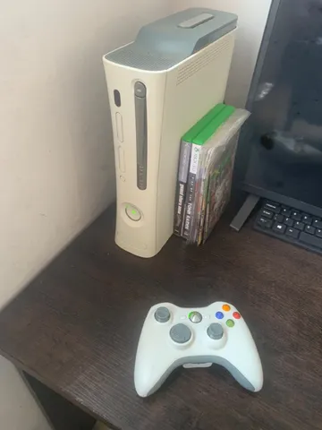 Xbox 360 Branco arcade fat - Escorrega o Preço