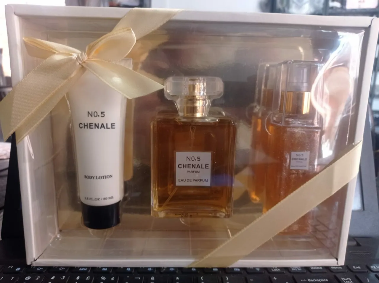 Kit perfume chenale 3 em 1<br>