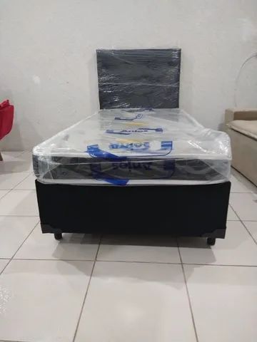 Cama Box solteiro+ colchão de espuma  - Foto 3