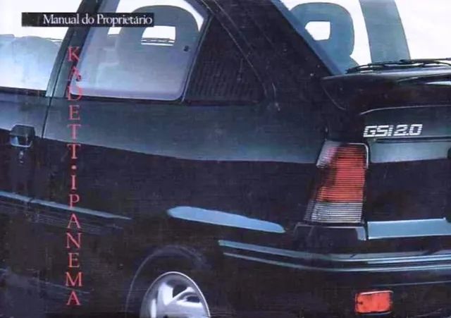 Manual Gm Chevrolet Ipanema Kadett Gsi Gls Sle 92 94 - Versão Digital