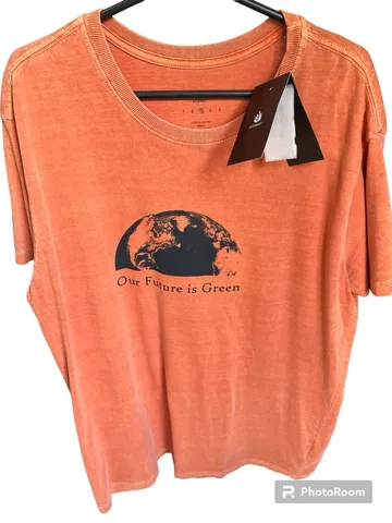 Camisa florest laranja