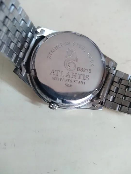  Relógio de Pulso Atlantis Quartz Modelo B-3215 - Foto 4