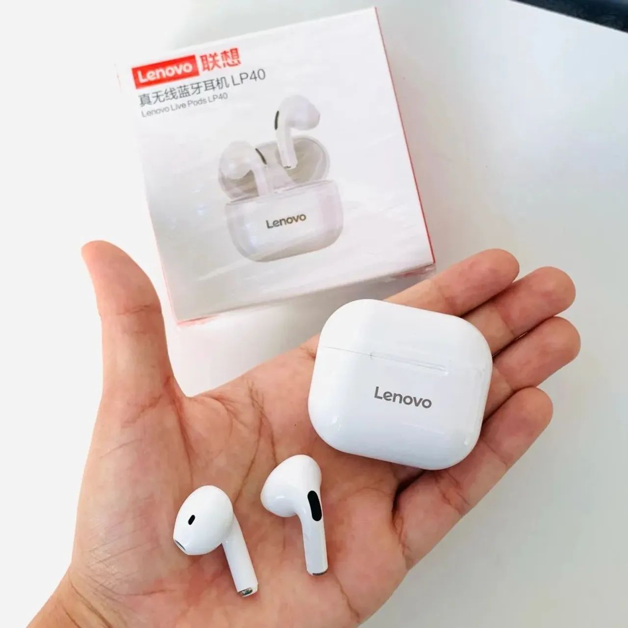 Fone de Ouvido Bluetooth Lenovo ThinkPlus LivePods LP40Pro - Foto 6