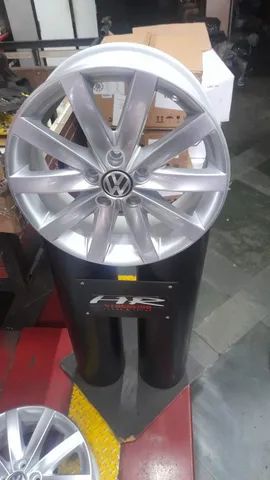 jogo de rodas jetta original vw 17x7 5x112 et54 semi nova  - Foto 2