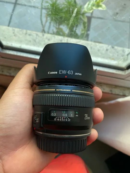 Lente Canon 28mm 1.8 USM Usada - Foto 6