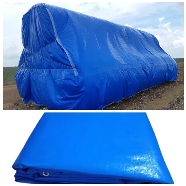 Lona de Polietileno Azul 200 micras para Coberturas de Piscinas/Camping/Agro 10x6