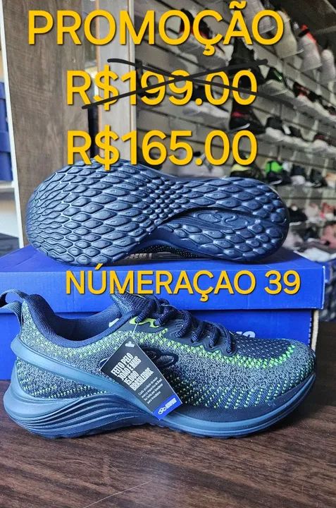PROMOÇÃO TÊNIS ESPORTIVO OLYMPIKUS TROPICO ORIGINAL E COM GARANTIA R$165.00 AVISTA. 