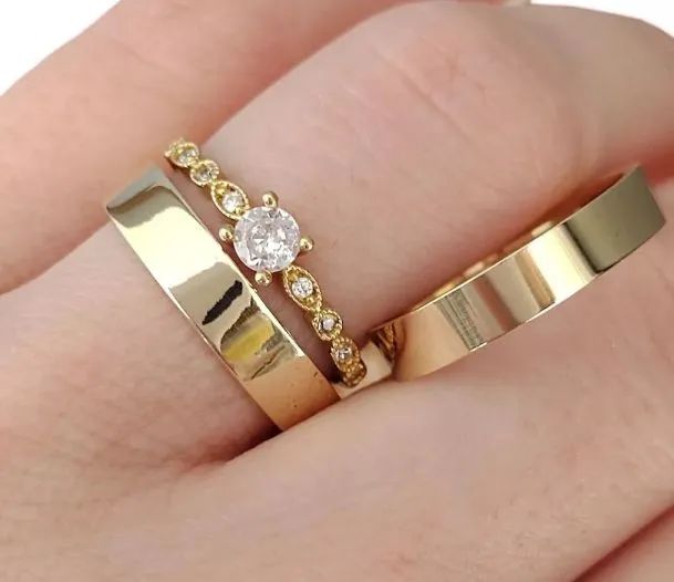 Alianças Personalizadas Diversos Modelos Garantia  - Foto 5