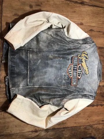 Jaqueta de Couro Original Harley Davidson  - Foto 3