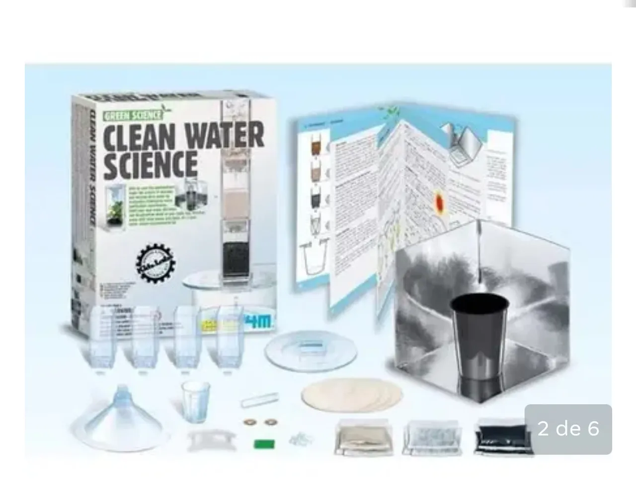 Kit Ciência Da Água Pura Kosmika 4m Brinquedo Cientifico