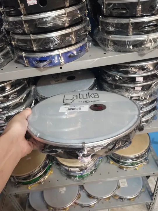 Pandeiro 10 Abs Preto - Batuka na promoção  - Foto 5