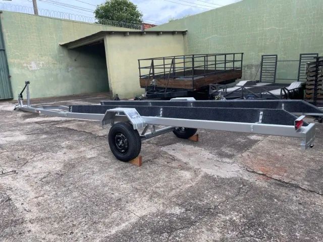  Carreta para lancha 16 e 17 pés sem freio - Foto 5