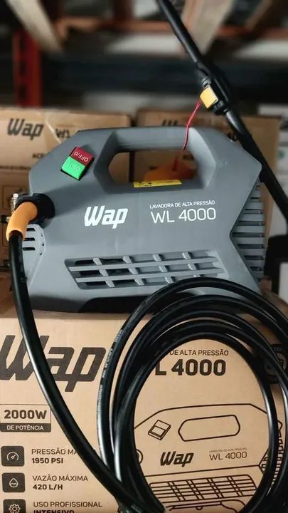 Lavadora de alta pressão 1950Psi e motor 2000w Uso profissional intensivo Wap (Loja/Nova) - Foto 2