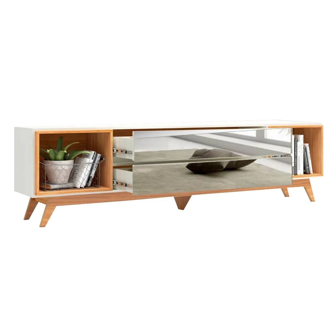 Rack até 60? Espelhado 100%MDF tt43 - Foto 2