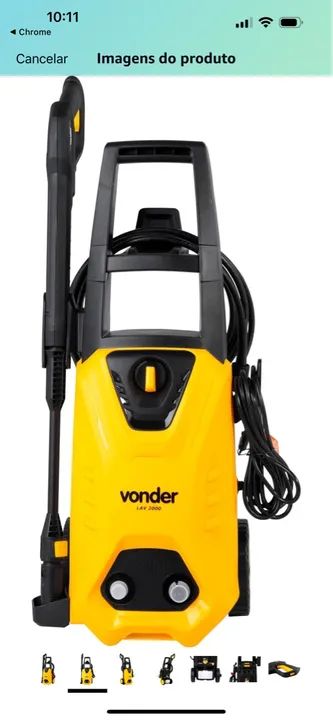 Lavadora Alta Pressao 2000 lbf/pol Lav2000 127v e 220v Vonder