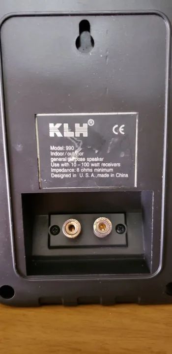 Par de Caixas de Som KLH 100W - Foto 3