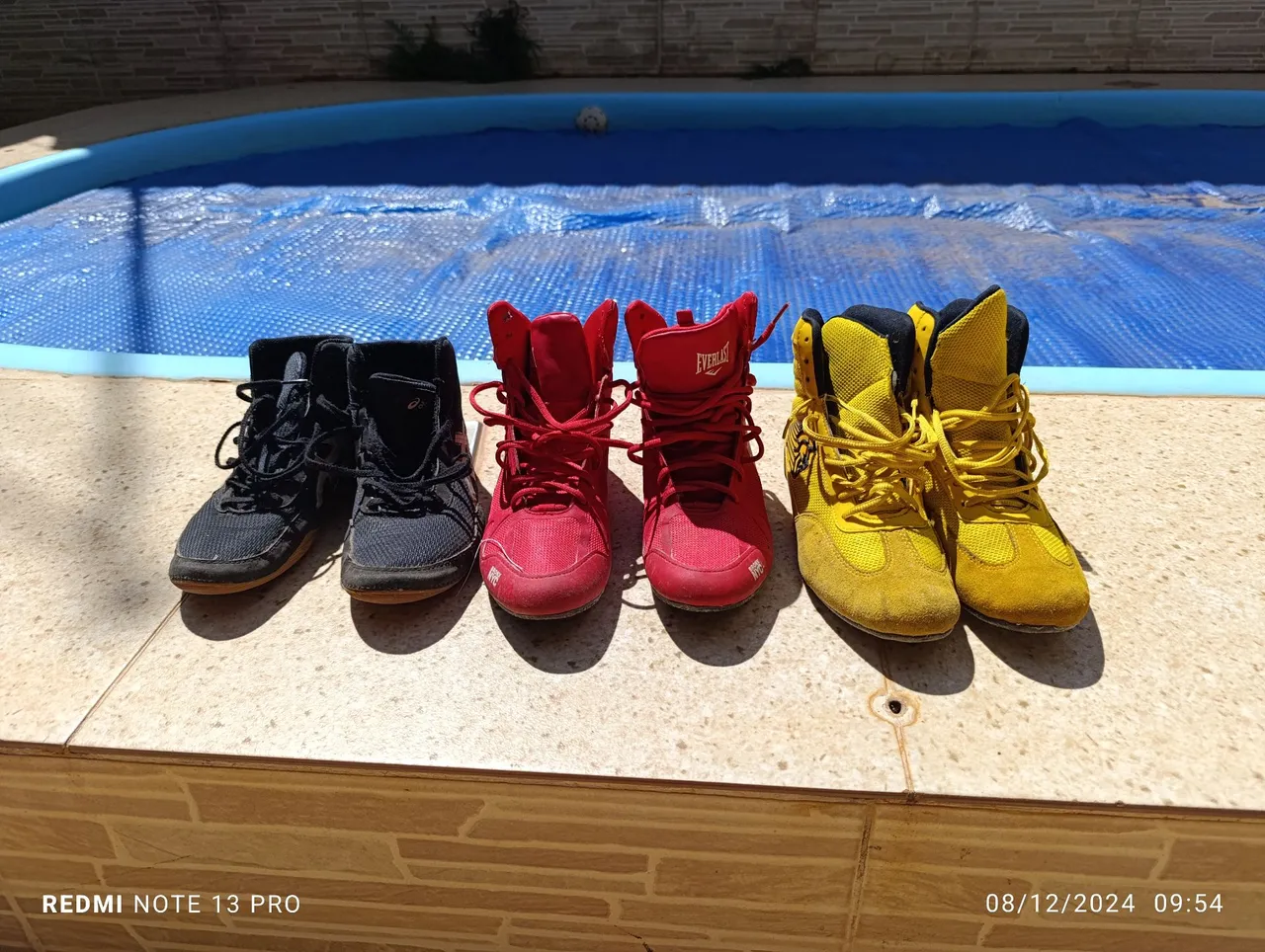 Tênis de treino Everlast, Asics e pretorian 39