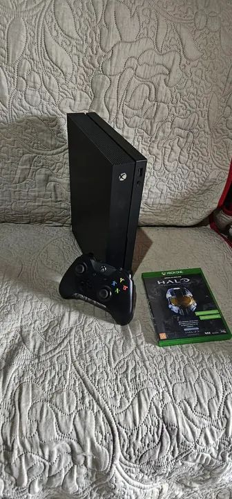 XNOX ONE X CONTROLE ORIGINAL CABOS E JOGO INCLUSO - Foto 2