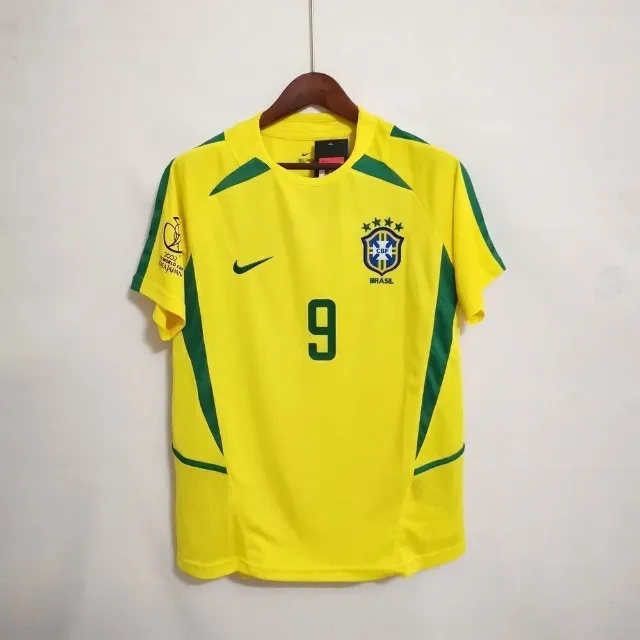 Loja loucos por futebol - Camisa retro seleção do Brasil 2002 II Away  jogador