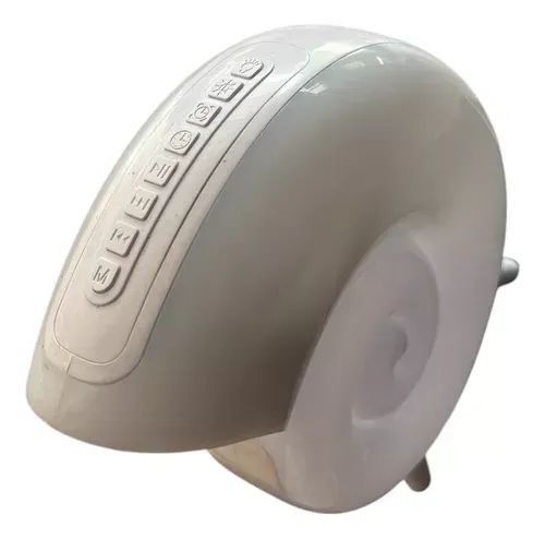 Caixa De Som Concha Bluetooth Música Led Luz Inteligente - Foto 6