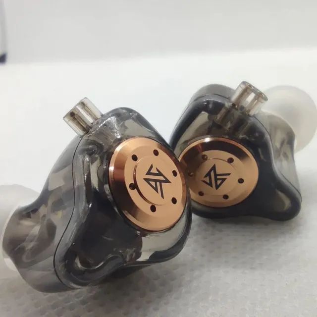 Fone KZ EDX PRO Com 2 Drives, Retorno de Palco, Gamer, Sem Microfone + Case + Adaptador. - Foto 5