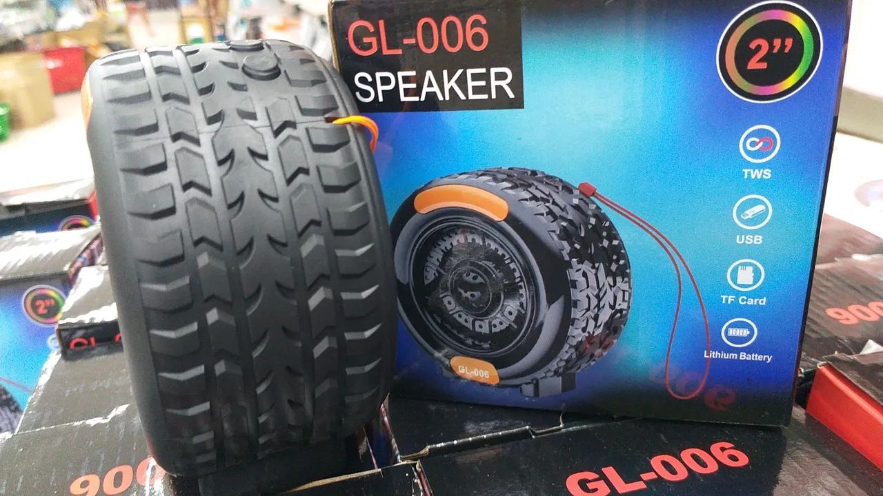 Caixa de Som GL-006 Speaker - Design diferenciado - Foto 4