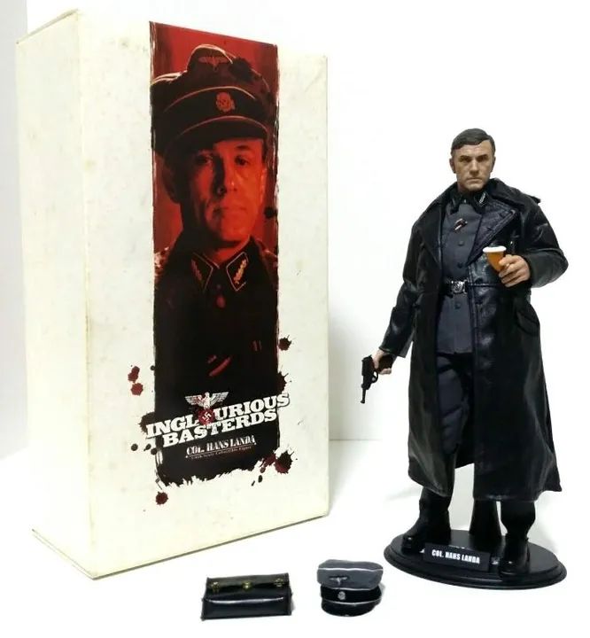 Figura de ação hot toys do Coronel Hans Landa - Bastardos