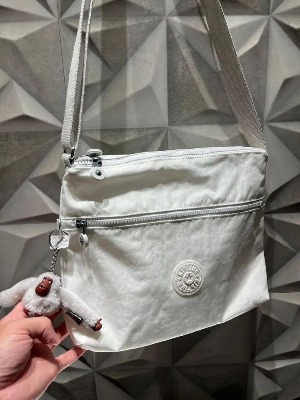 Bolsa Kipling Branca - NOVA - Foto 3
