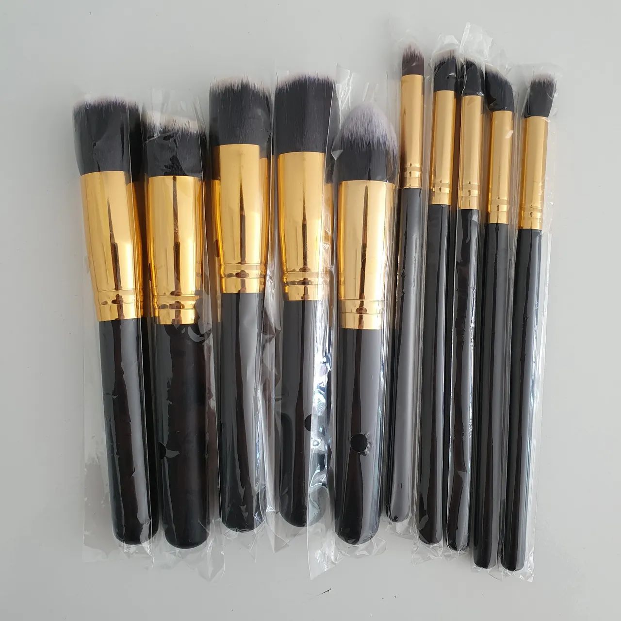 Kit Pincéis de Maquiagem - 10 Peças - Foto 2