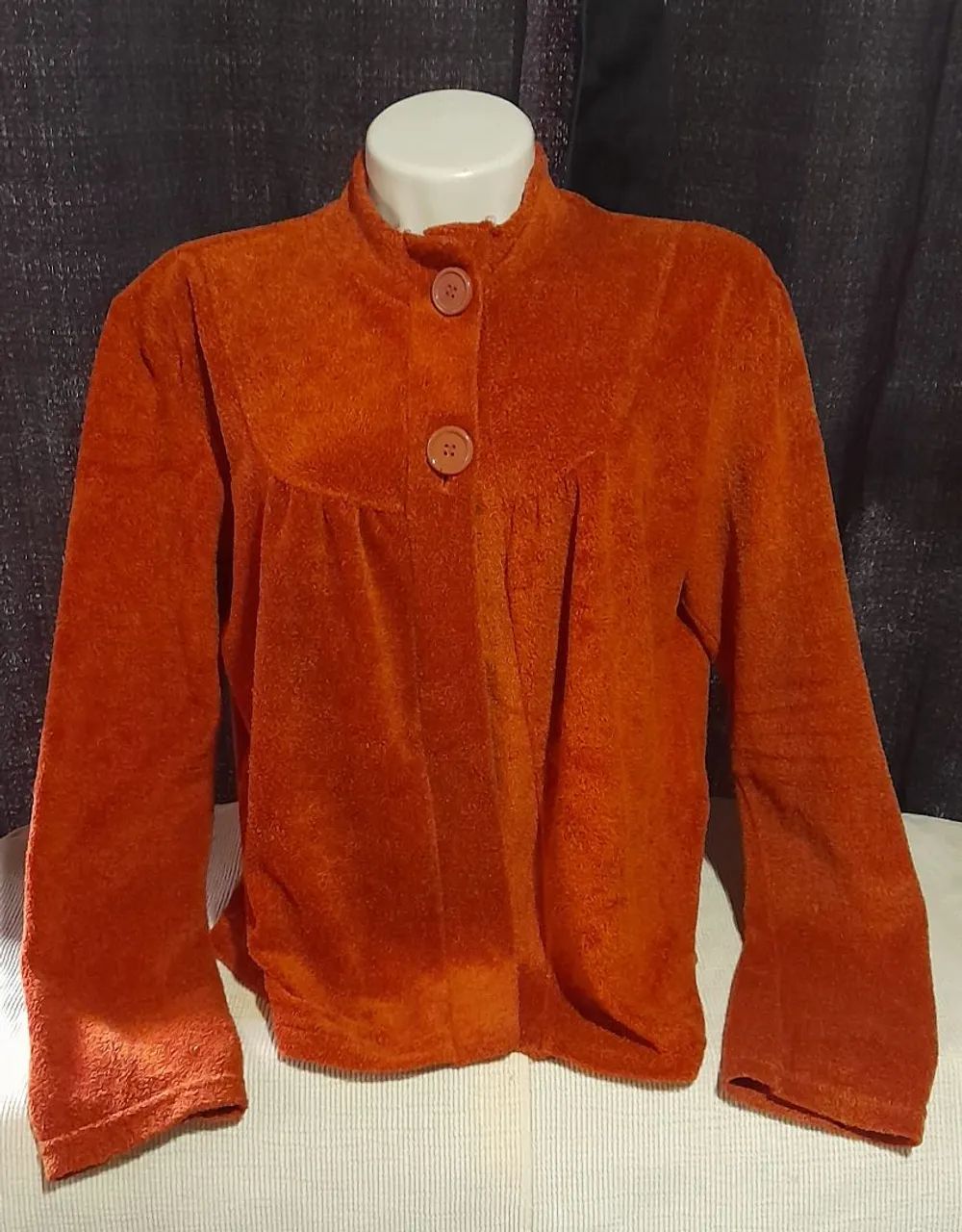 Casacos Feminino Elegantes - Laranja e Preta - Foto 2
