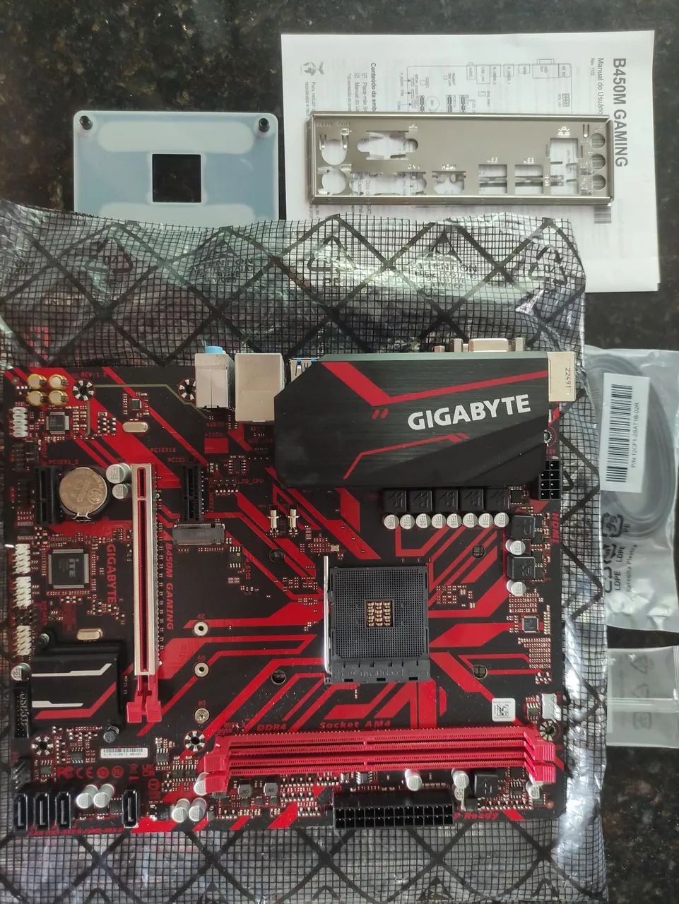 PLACA MÃE GIGABYTE B450M GAMING
