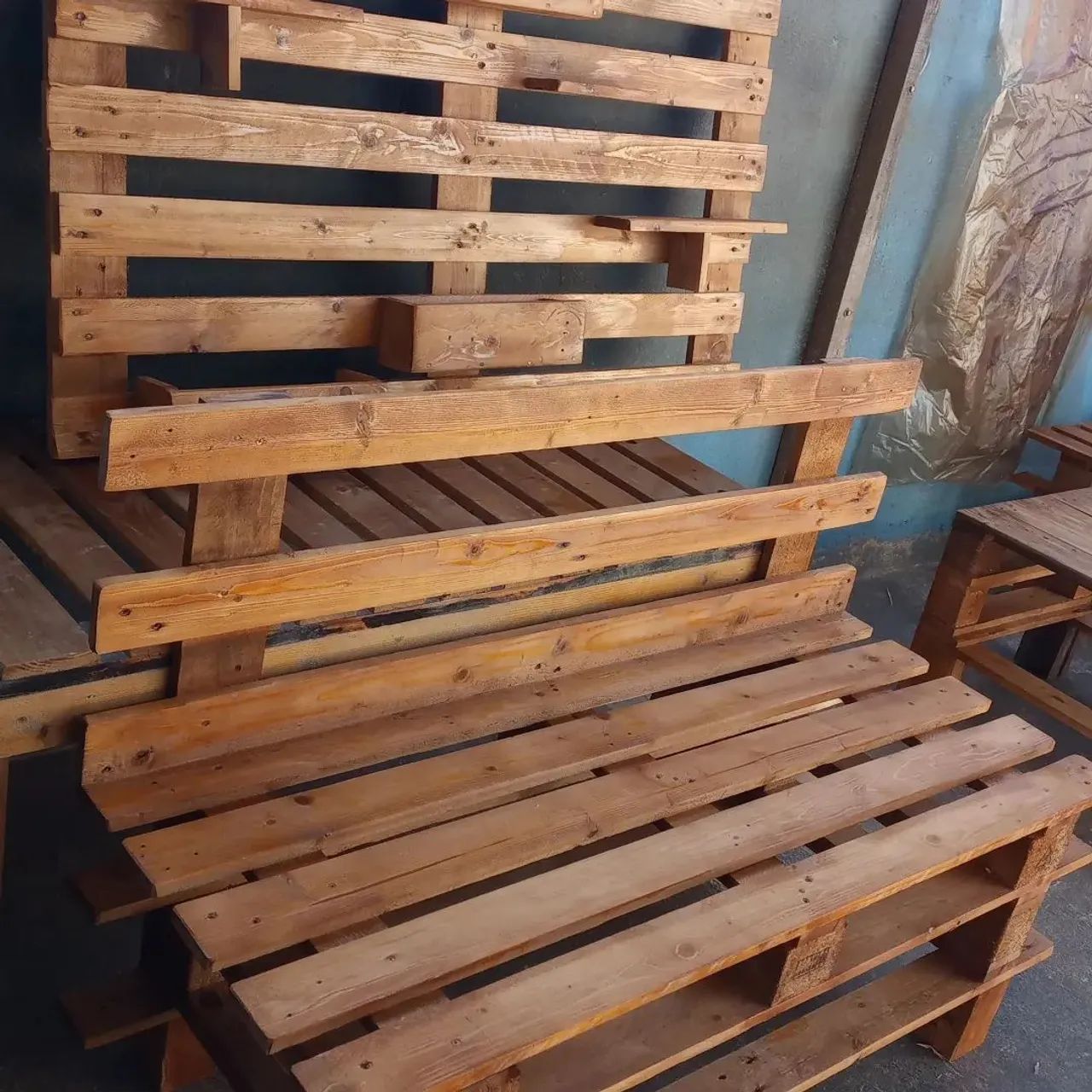 Banco de Pallet Artesanal - Foto 3