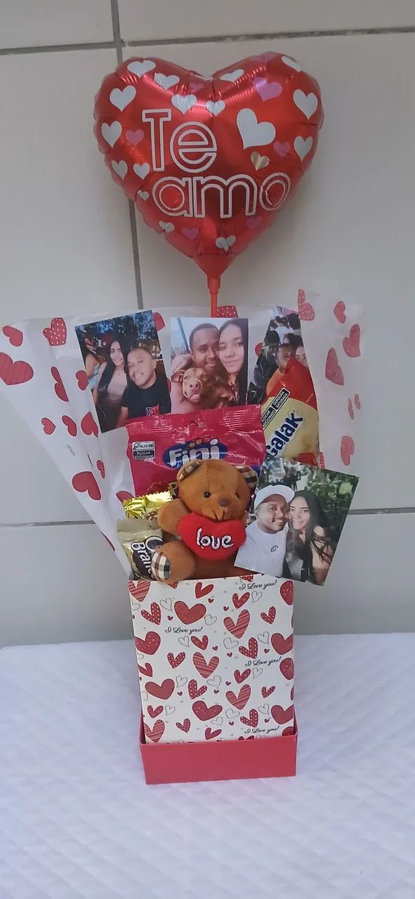 Cesta Romântica Presente Aniversário de Namoro. Entrega Grátis!