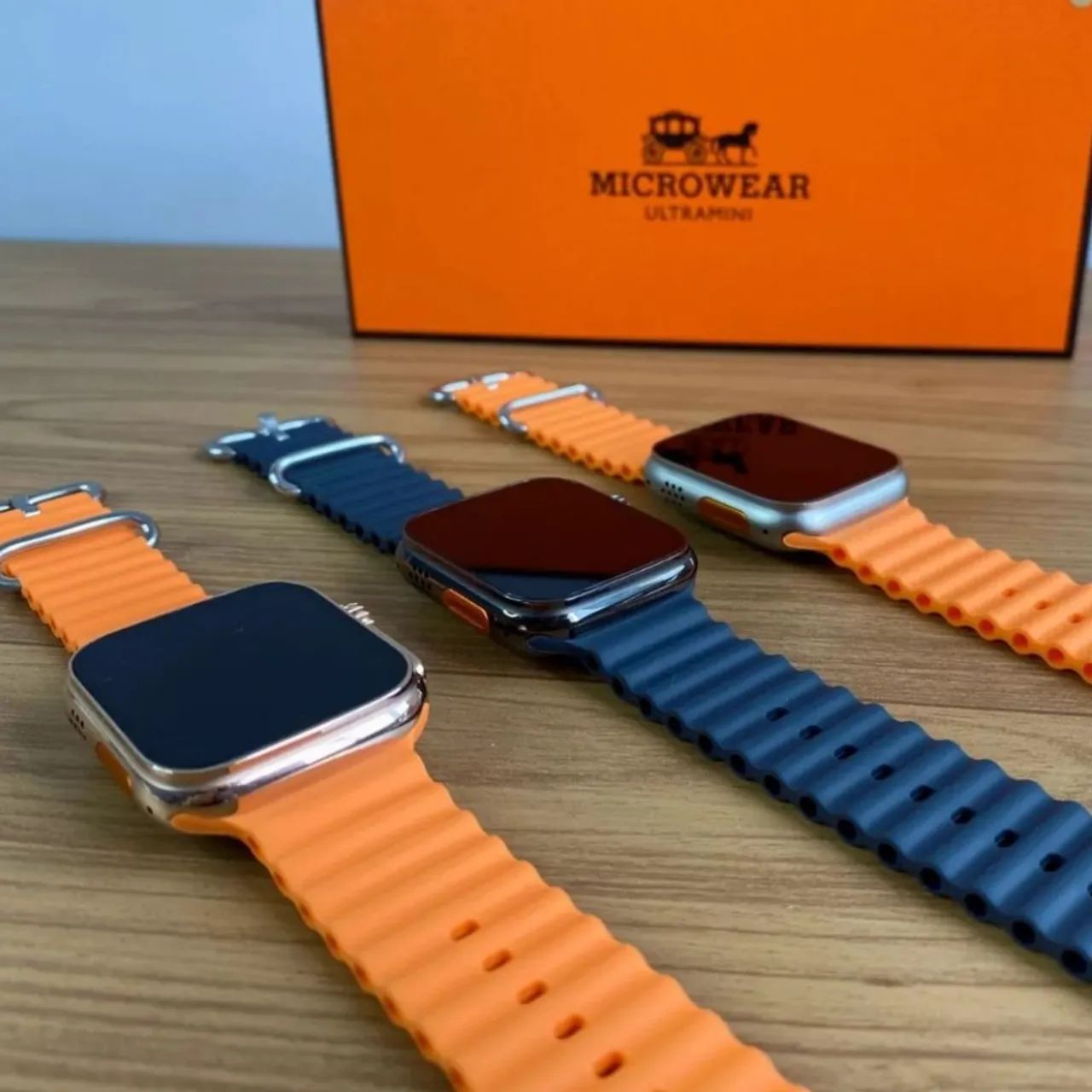 Relógio smartwatch w69 mini digital inteligente - Foto 5