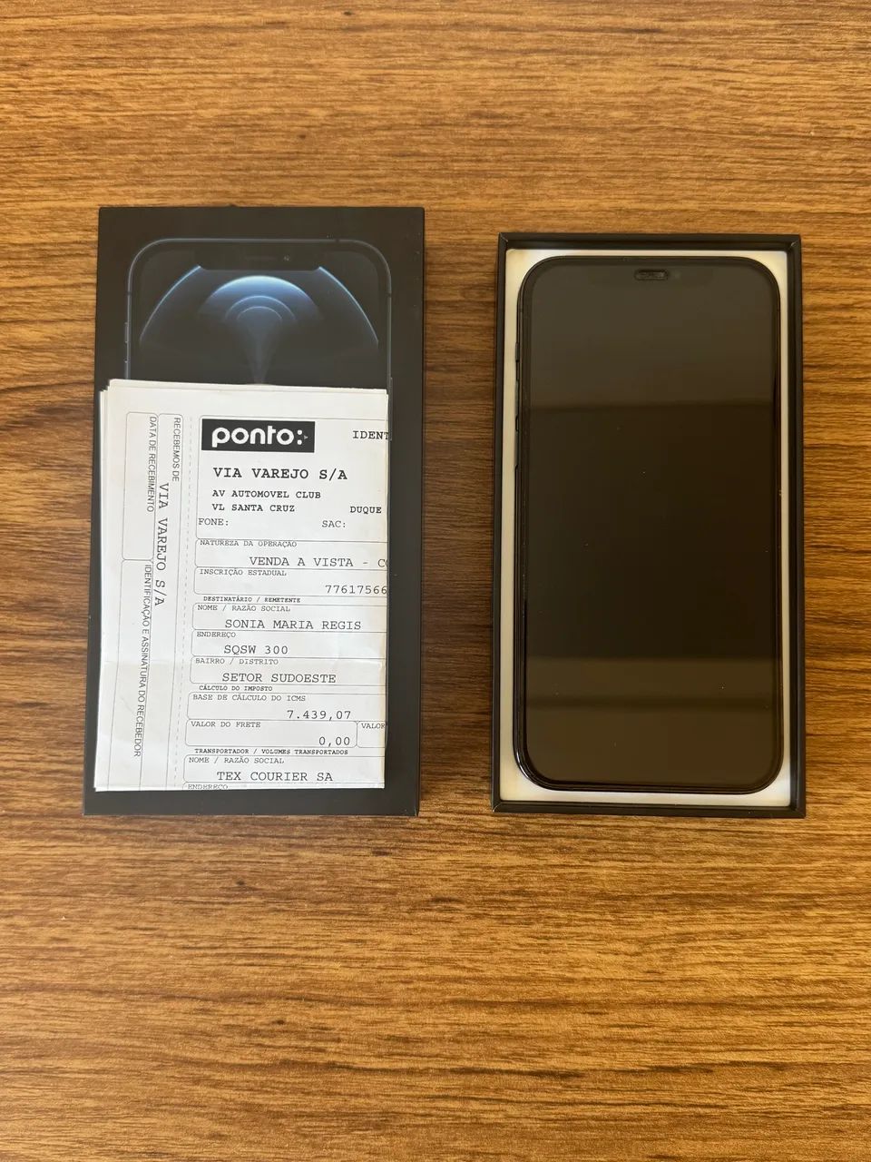 Iphone 12 Pro 256Gb + caixa e cabo + NF - Celulares e Smartphones