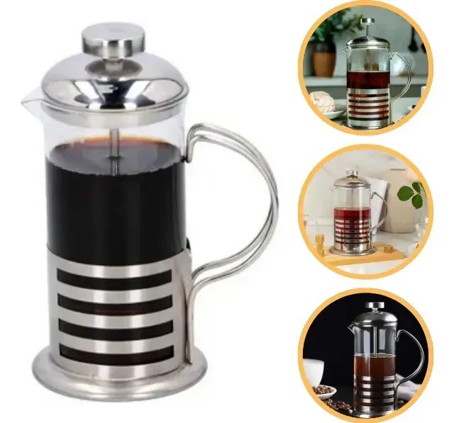 Cafeteira Francesa Prensa Café Expresso Leite Cremoso 350ml