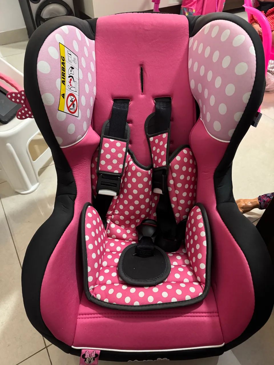 Cadeirinha infantil Minie para carro