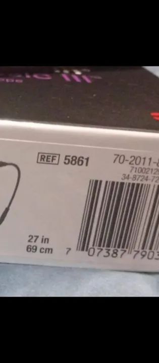 Estetoscópio Littmann Classic III da 3M novo - Foto 5
