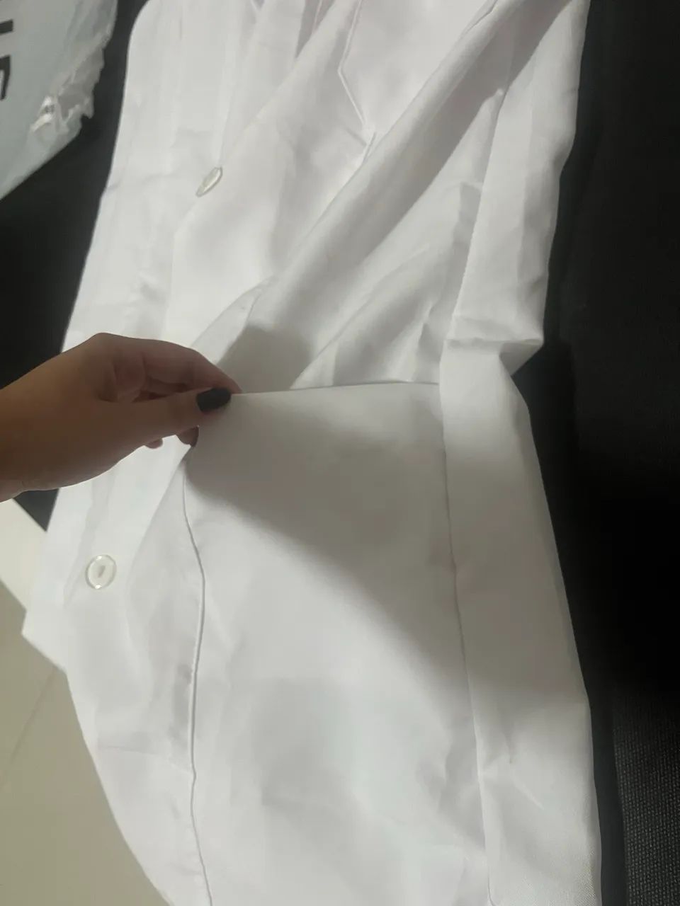 Jaleco branco premium para trabalho, faculdade ou estágio! Novo aceito ofertas - Foto 6